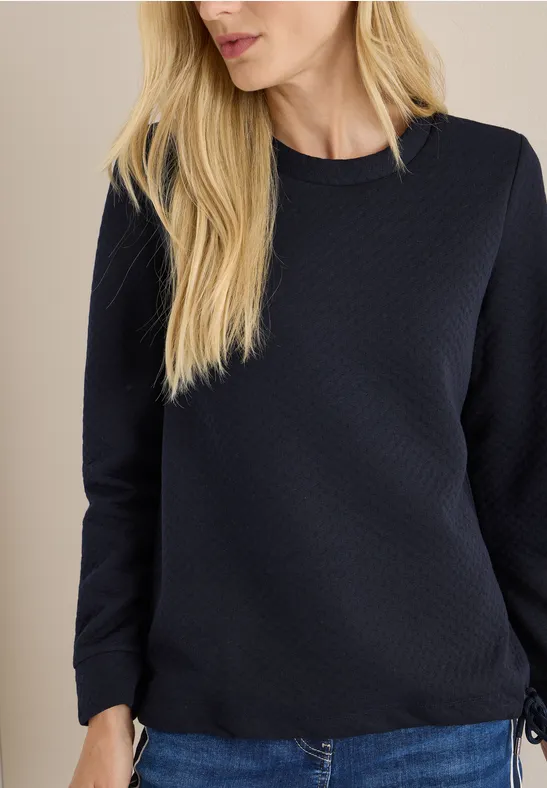 Sweatshirt mit Struktur urban dark blue