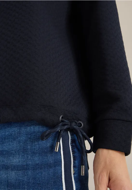 Sweatshirt mit Struktur urban dark blue