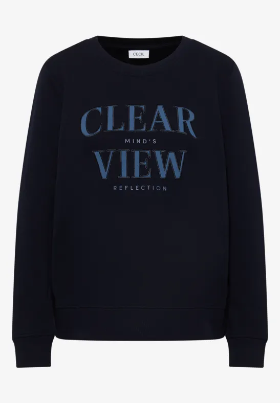 Sweatshirt mit Wording urban dark blue
