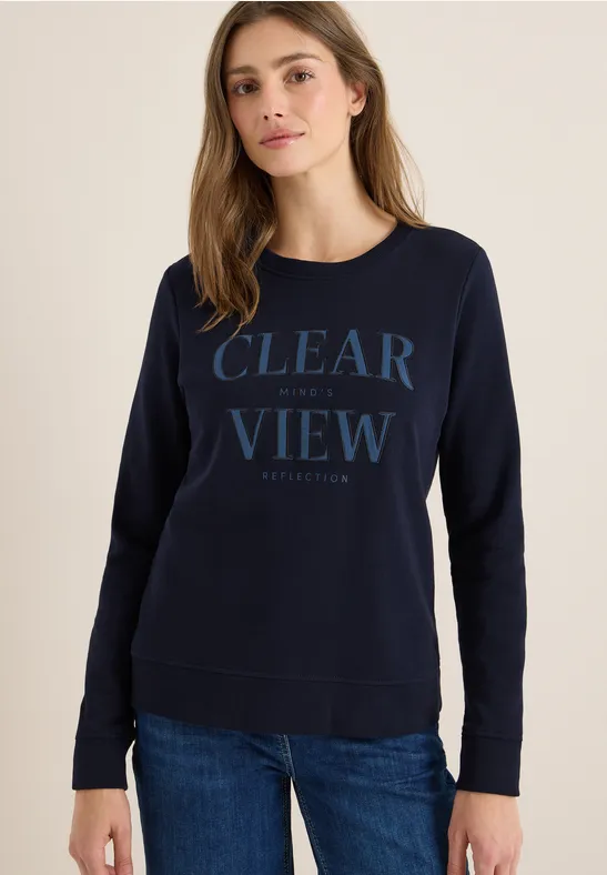 Sweatshirt mit Wording urban dark blue