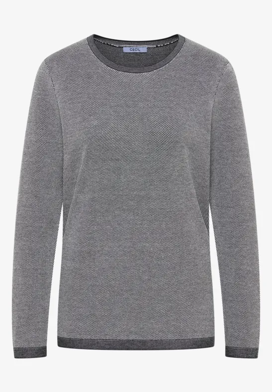 Two-Tone Pullover vanilla white