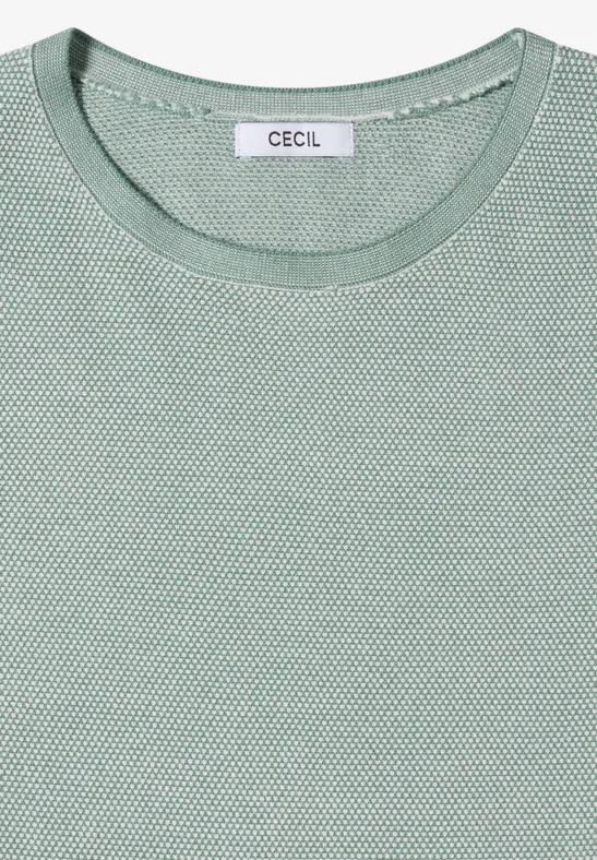 Two-Tone Pullover jewel green