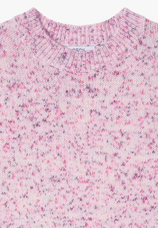 Gemusterter Strickpullover dark blossom melange