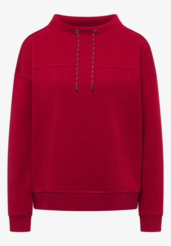 Funnelneck Sweatshirt beaujolais red
