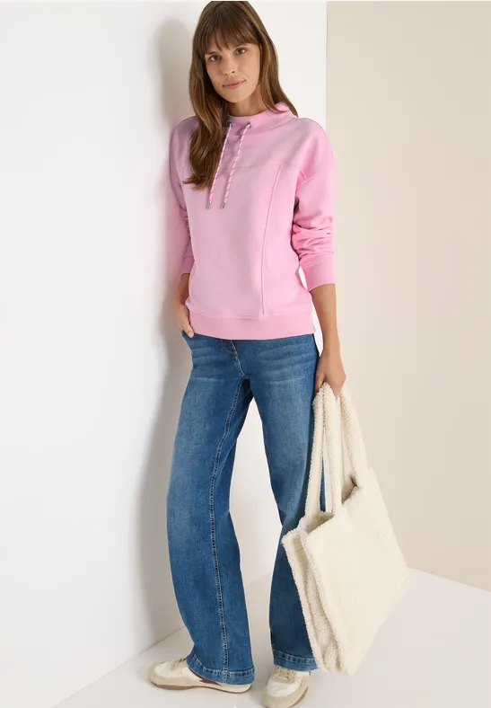 Funnelneck Sweatshirt blossom glow