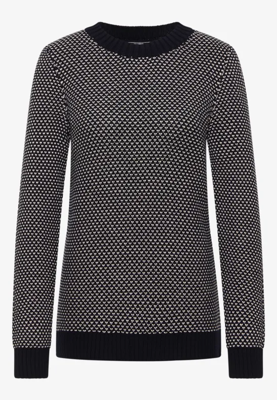 Strukturpullover urban dark blue