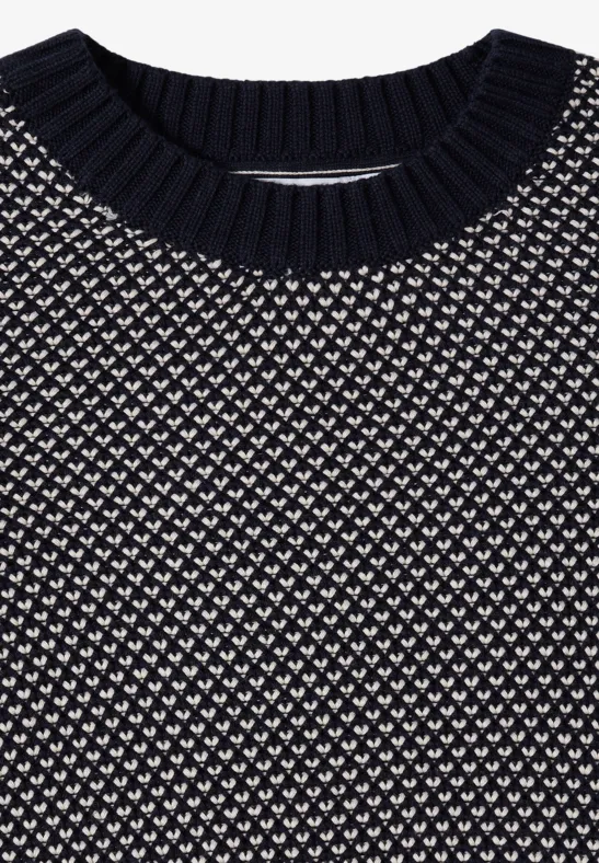 Strukturpullover urban dark blue
