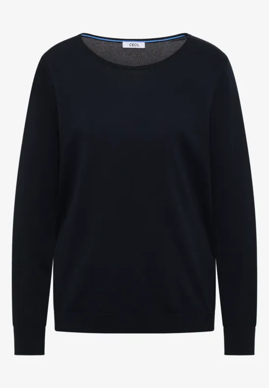 Pull-over en couleur unie universal blue