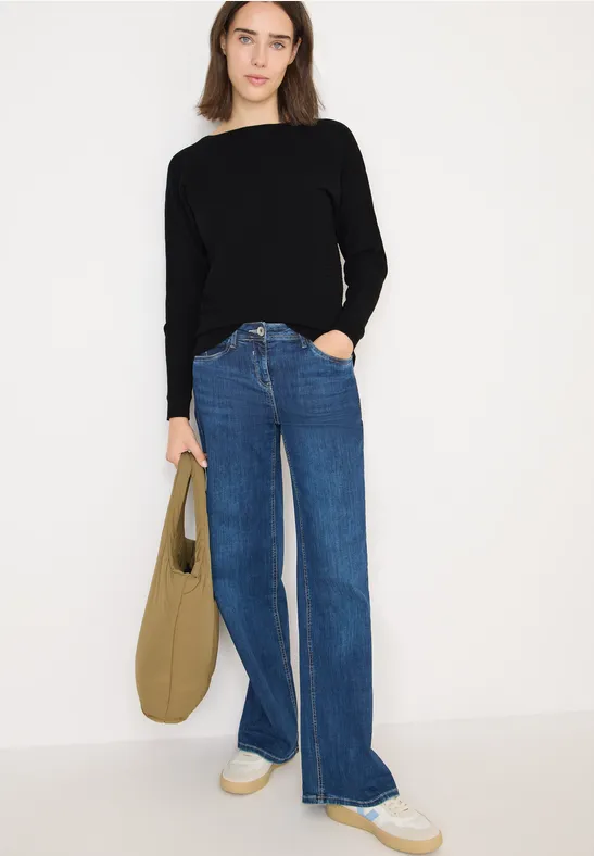 Cosy structuurmix Dolman Black