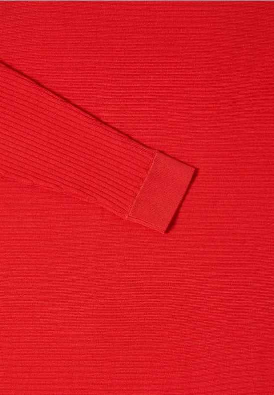 Mélange de structures Cosy Dolman pumpkin orange