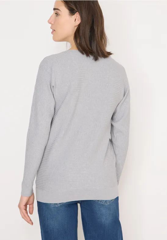 Cosy Strukturmix Dolman luna grey melange