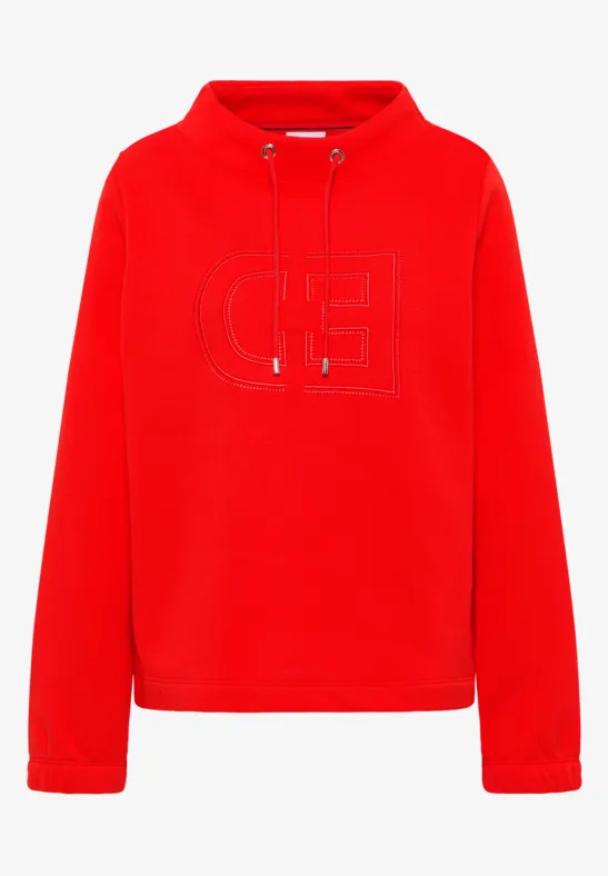 Funnelneck Sweatshirt pumkin orange