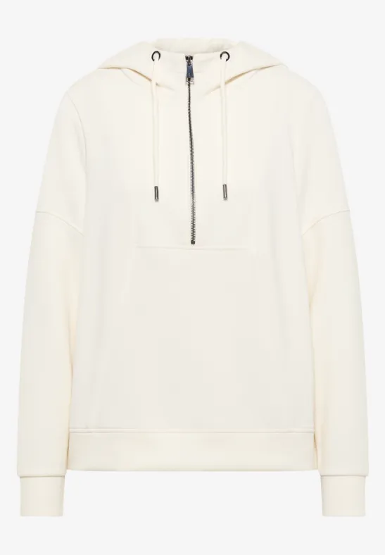 Sweat-shirt troyer avec capuche null