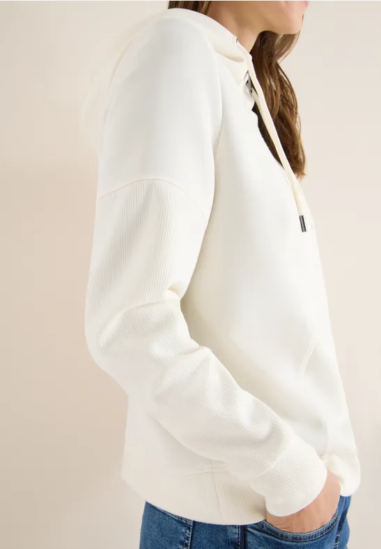 Sweat-shirt troyer avec capuche null