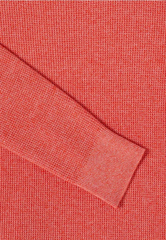 Pull structuré cherry tomato orange melange