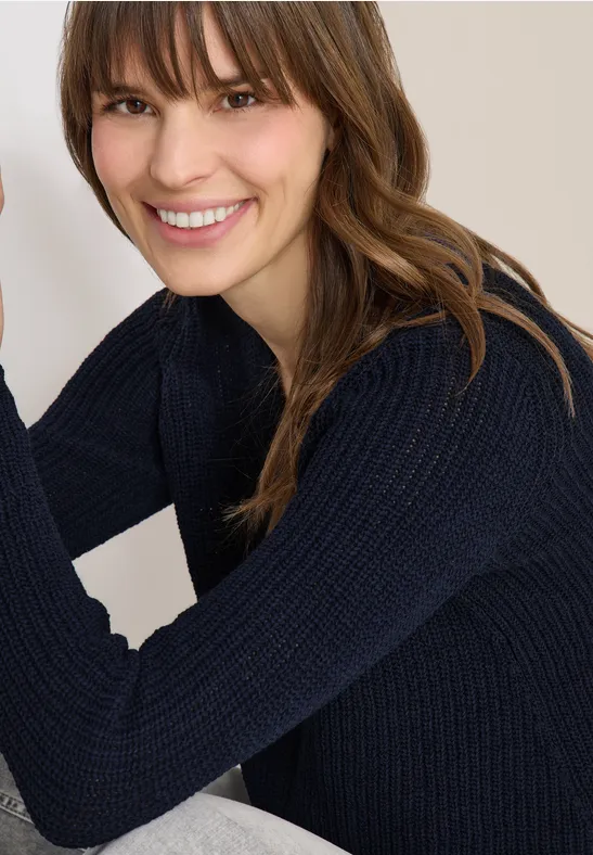 Pull structuré universal blue