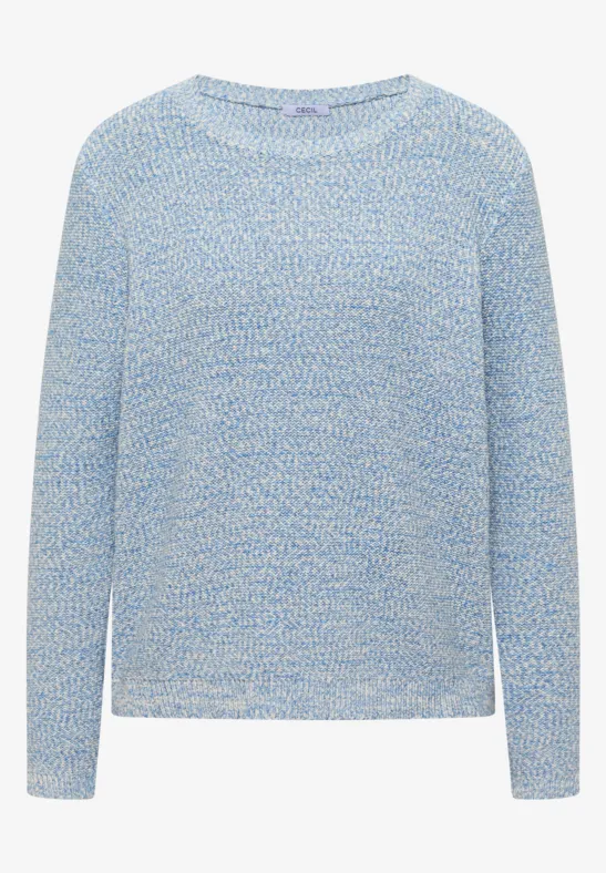 Space Dye Pullover cloud blue