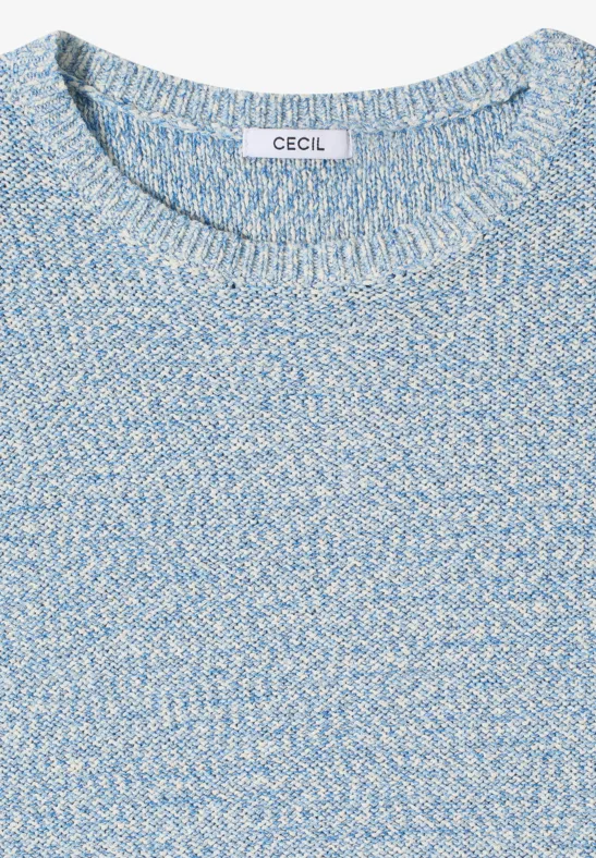 Space Dye Pullover cloud blue
