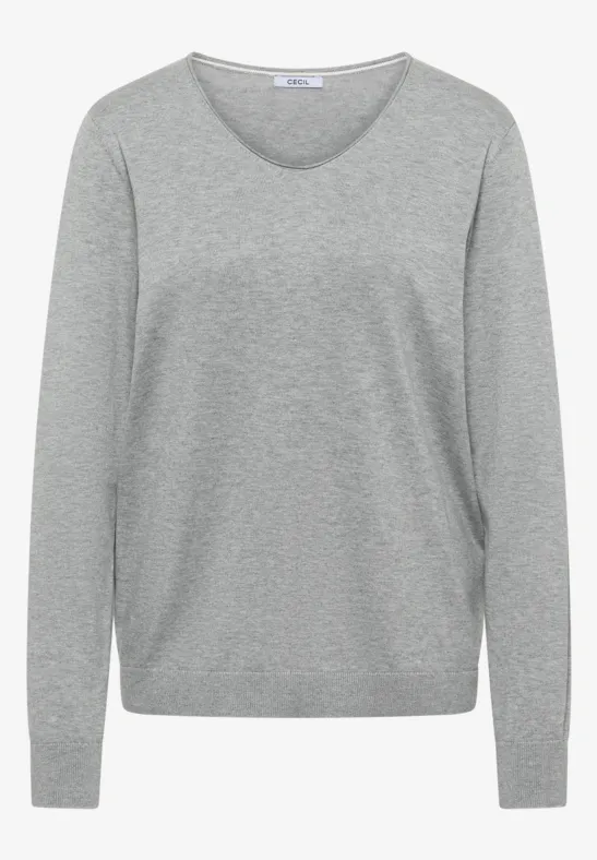 Pull basique mineral grey melange