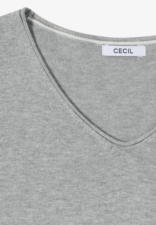 Pull basique mineral grey melange