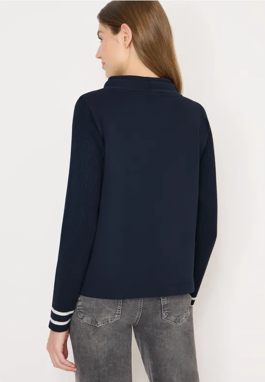 Sweat-shirt avec manches en tricot universal blue