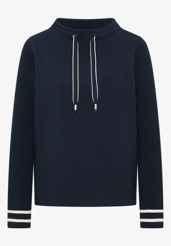 Sweat-shirt avec manches en tricot universal blue
