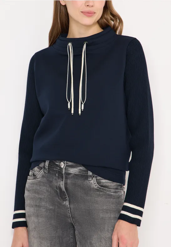 Sweat-shirt avec manches en tricot universal blue