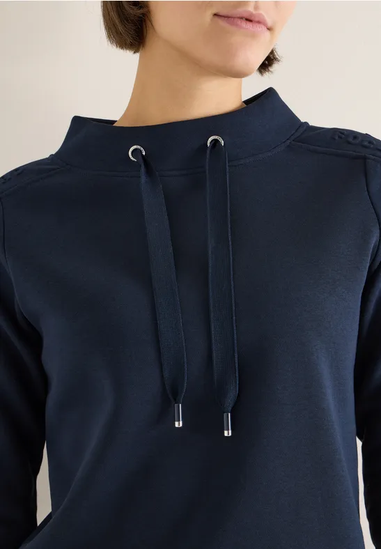 Sweatshirt mit Detail universal blue