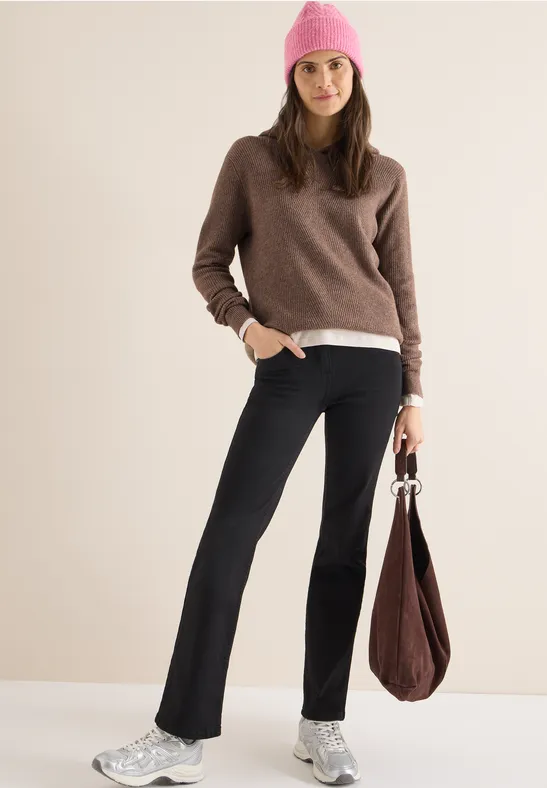 Softer Kapuzenpullover urban taupe melange