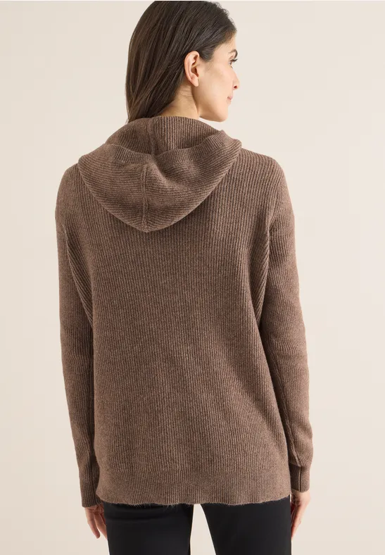 Softer Kapuzenpullover urban taupe melange