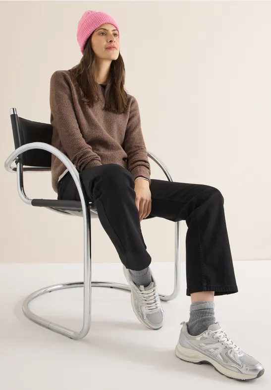 Softer Kapuzenpullover urban taupe melange