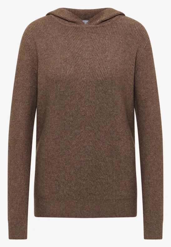 Softer Kapuzenpullover urban taupe melange