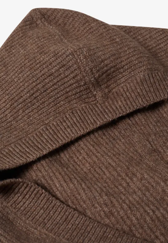 Softer Kapuzenpullover urban taupe melange