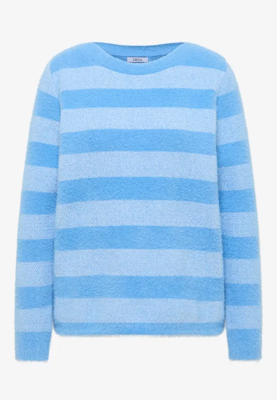 Pull en fil de plume fountain blue