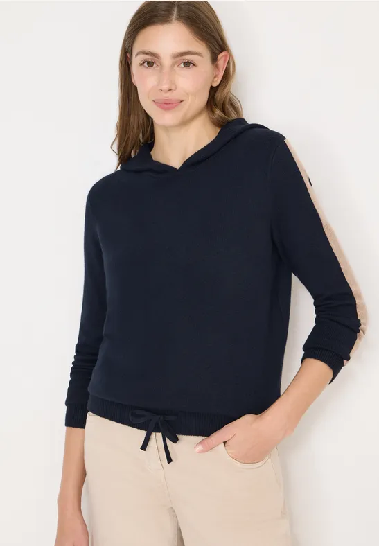 Hoodie à rayures gallon universal blue