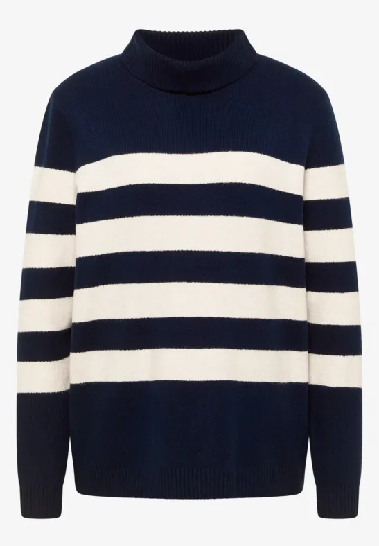 Softer Rollkragenpullover universal blue