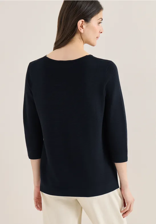 Pull structuré universal blue