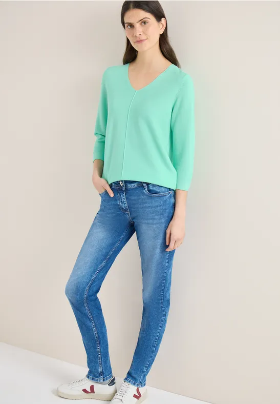 Pull structuré jelly mint