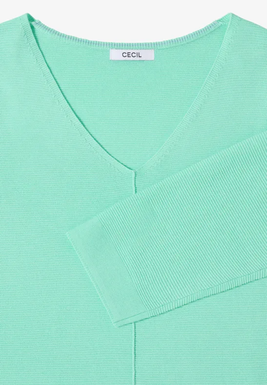 Pull structuré jelly mint