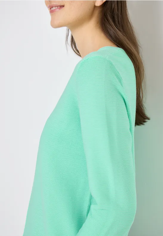Pull structuré jelly mint