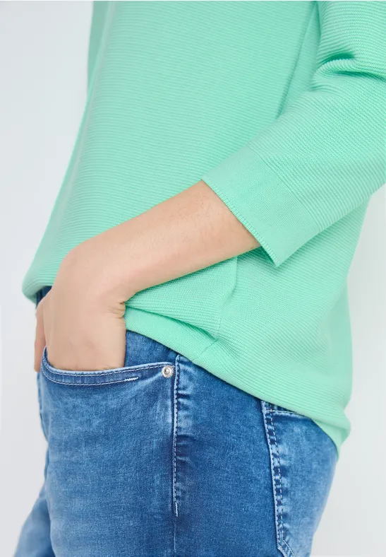 Pull structuré jelly mint