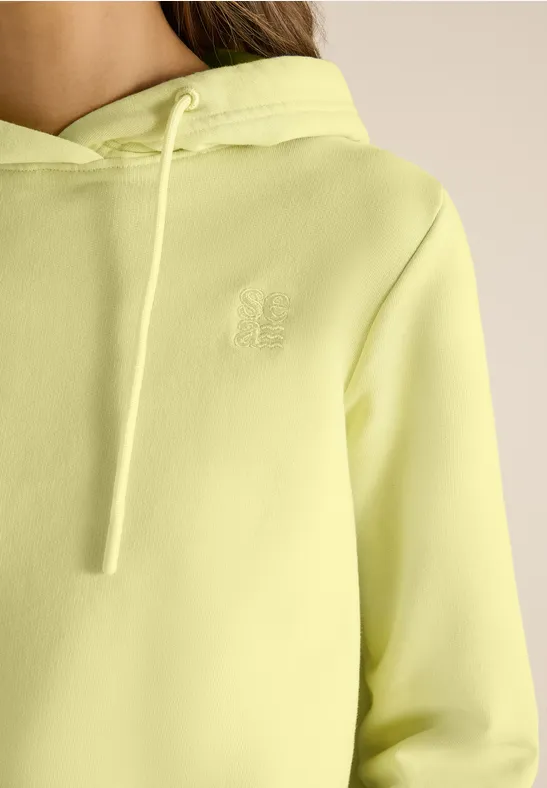 Hoodie avec broderie iced yellow