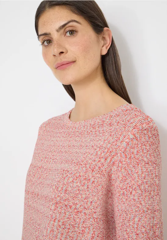 Pull-over Space-dye vanilla white