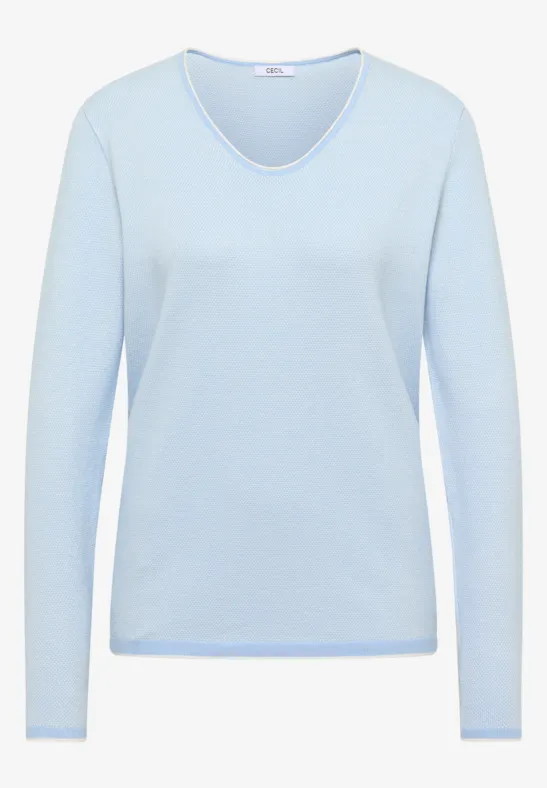 Pulls deux tons light sky blue