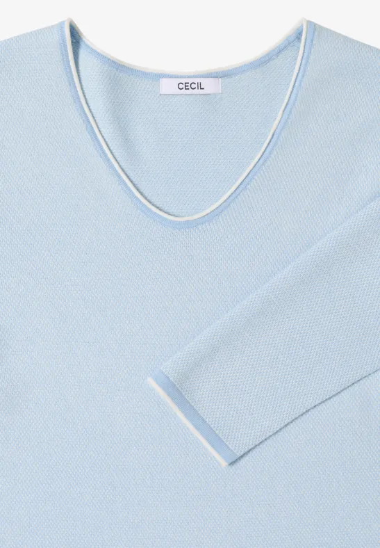 Pulls deux tons light sky blue