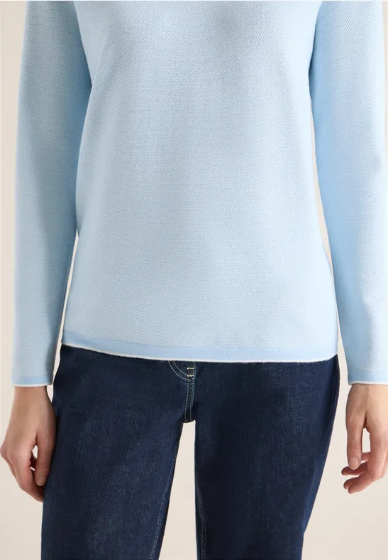 Pulls deux tons light sky blue