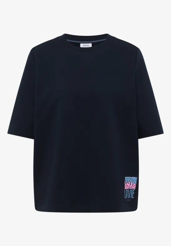 Sweatshirt mit Backprint universal blue