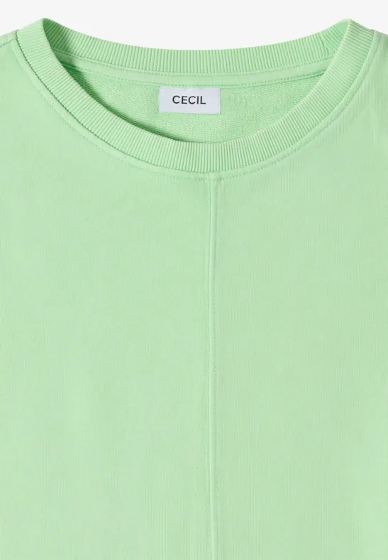 3/4- Arm Sweatshirt mit Tunnelzug juicy lime