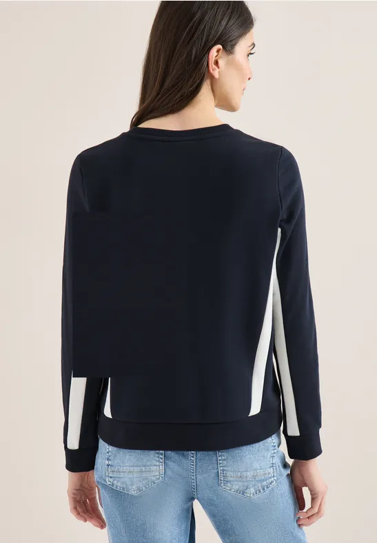 Colorblock sweatshirt universal blue