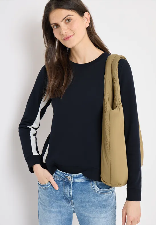 Colorblock sweatshirt universal blue